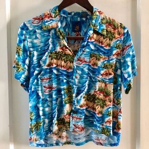 Pineapple Connection Hawaiian shirt women S